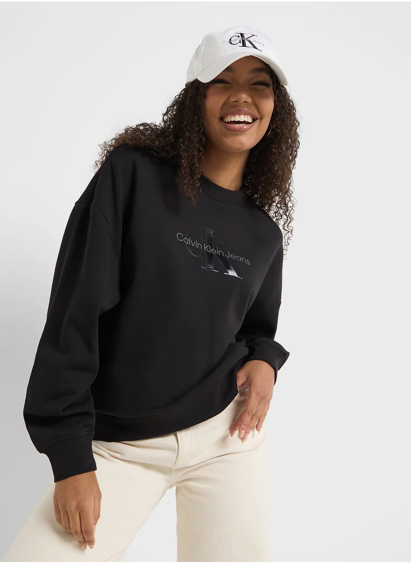 كالفن كلاين جينز Logo Detail Sweatshirt