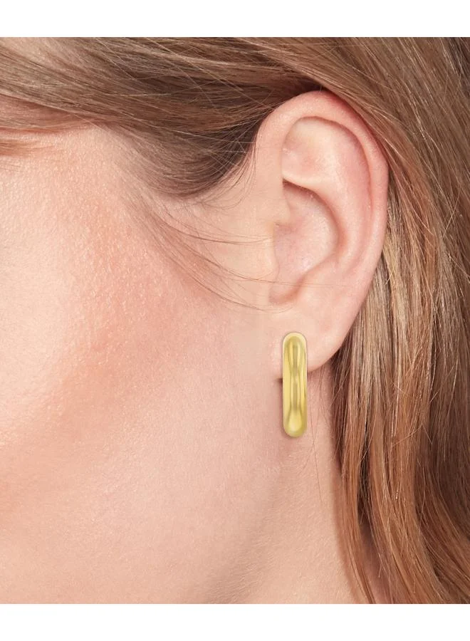 Tommy Hilfiger  Women's Gold Stainless Steel Hoop Earrings for Women | Best Price UAE