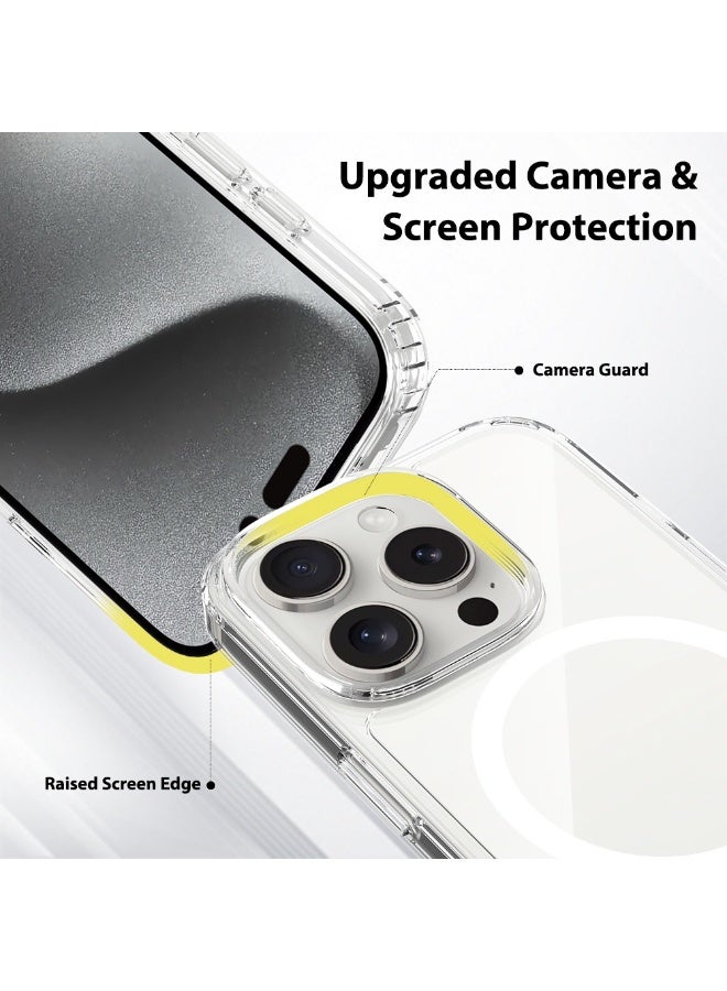 NIBEMINENT The Photo Button Is Transparent Protection Case With Magsafe For iPhone 16 Pro, Clear - Image 2