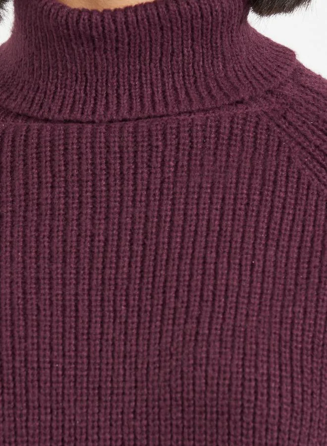 Styli Oversized Longline Cape Sleeves Sweater