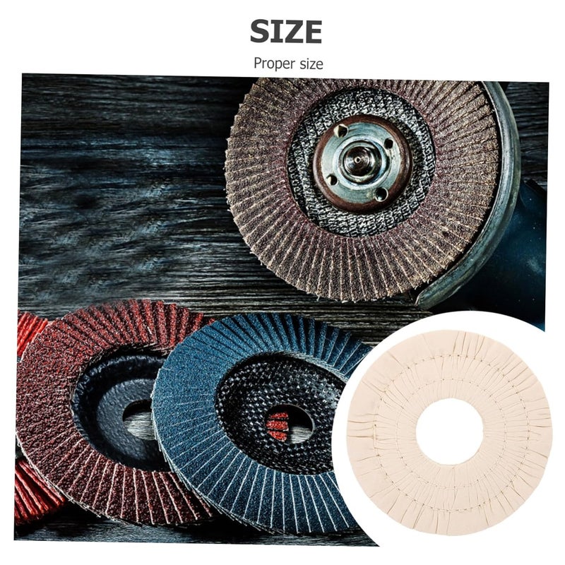 ABOOFAN Polishing Buffing Mini Cotton Buffing Wheel Easy Install Polishing Wheel for Edge Banding Machine - Image 5
