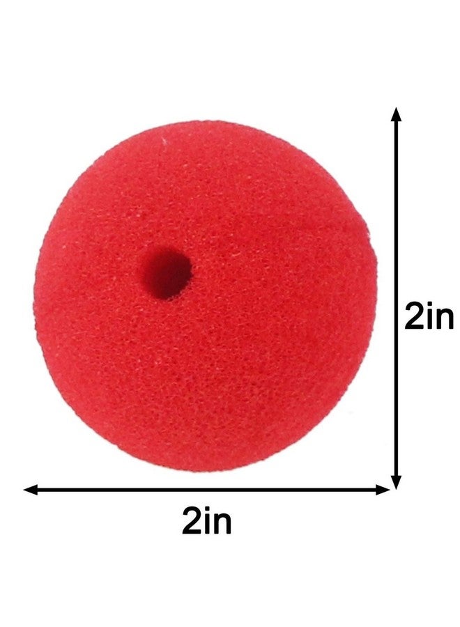 TIHOOD 30Pcs 2"X2" Red Circus Clown Nose Bulk For Party Halloween Costume Supplies Christamas - Image 3
