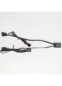 Generic Jungle Leopard Interstellar V2 PC 12cm Case Fan ARGB PWM Sync [Black] Star Building Block fan power supply line 