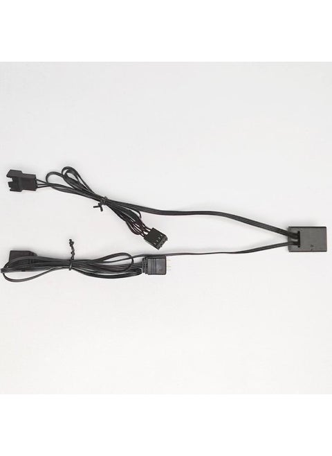 Jungle Leopard Interstellar V2 PC 12cm Case Fan ARGB PWM Sync [Black] Star Building Block fan power supply line