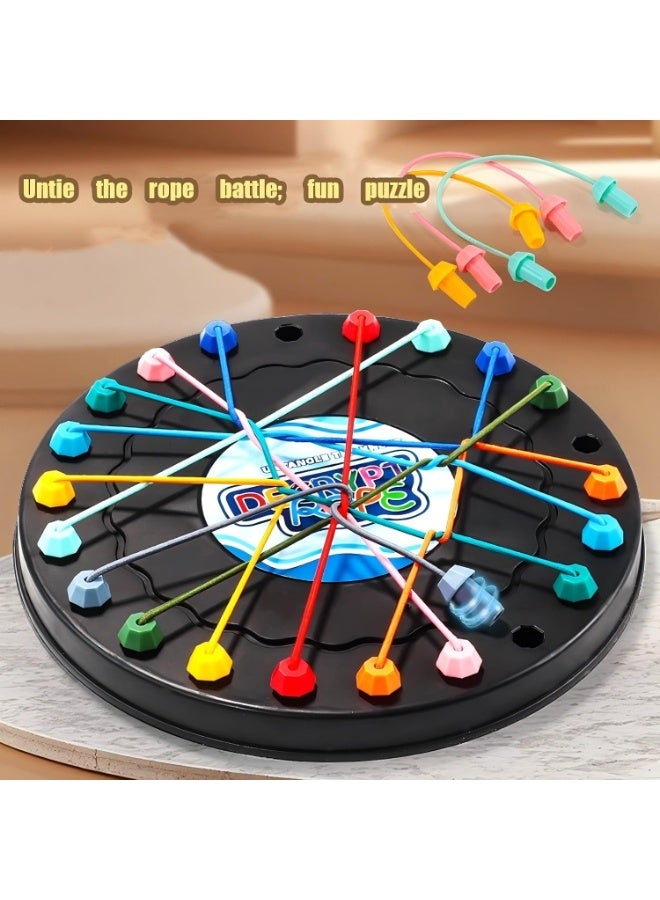Rope Untying Board Game Toy,Twisted Rope Puzzle Game,Board Games, Brainy Knots Rope Untangling Table Strategy Board Game Fun & Challenging Puzzle Board Game For Family Game Night - Image 5