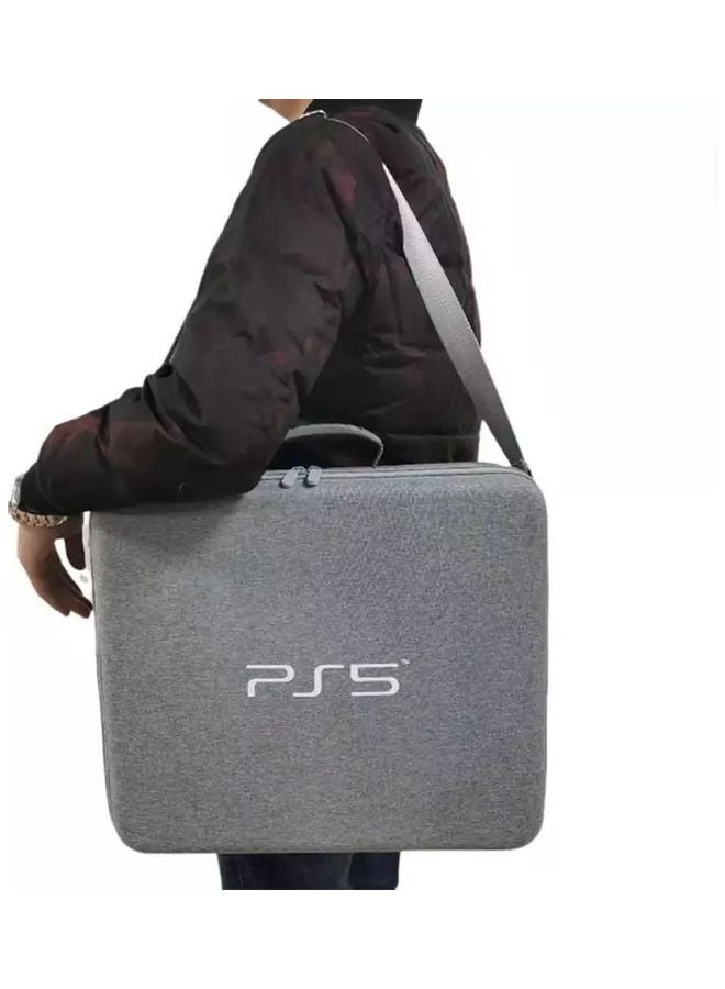 PS-5 Case with Hard Shell, Play-Station 5 Travel Case, Protective Travel Bag Holds Console, Controllers, Base and Accessories, Shockproof, Waterproof and Scratchproof - Image 5