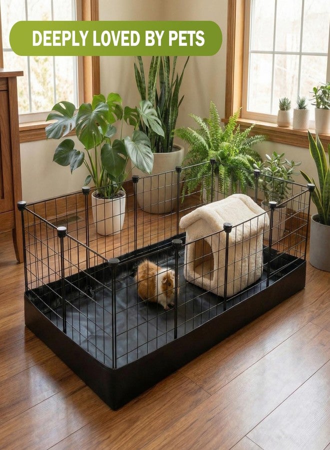 DZWLKJ Guinea Pig Cage Liner,Tarp Bottom Waterproof and Washable Base,Elastic Cord, Also for Rabbits, Bunny, Chinchesillas, Hedgehog, Ferrets and Other Small Animals(24x48 inches) - Image 3