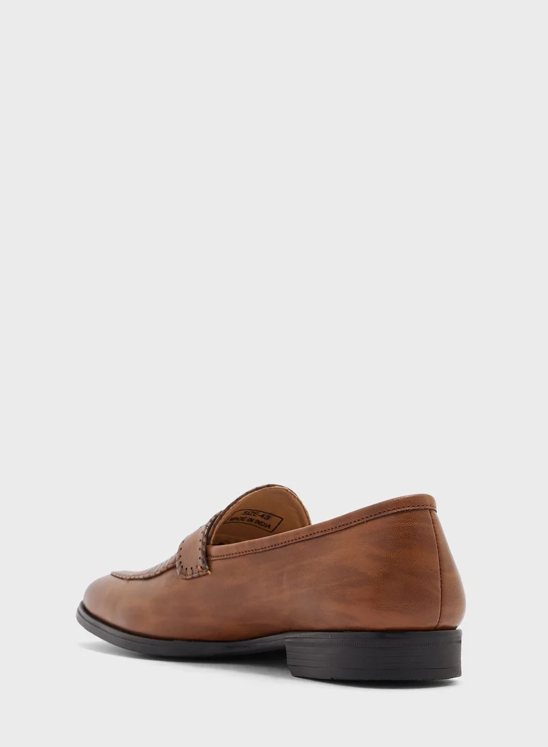 Robert Wood Classic Saddle Formal Slip Ons