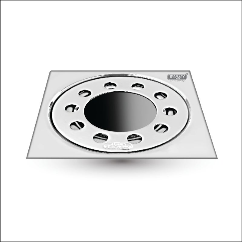 Sanjay Chilly Floor Drainer Square Gypsy (3 x 3 INCH) Floor Drain Jali Trap 304 Grade Stainless Steel Kitchen Floor Trap Jali Anti Cockroach & Insects Long Lasting for Bathroom - Image 5