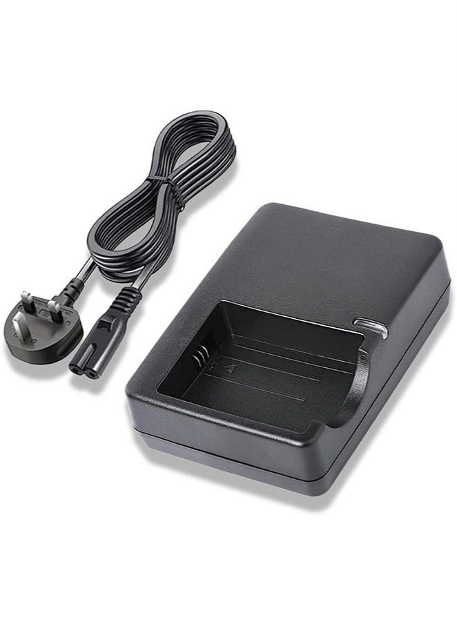كينسو LP-E5 LC-E5 LC-E5E Battery charger Compatible with Canon EOS Rebel: EOS 1000D, EOS 450D, EOS 500D, EOS F, EOS X2, EOS X3, EOS Rebel T1i, EOS Rebel XS, EOS Rebel Xsi Camera, black,with Power Supply Cord - Image 1