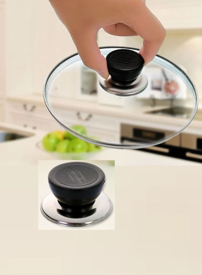 2 Pieces Kitchen Accessories Cooking Pot Lid Carrying Handle  - Image 2