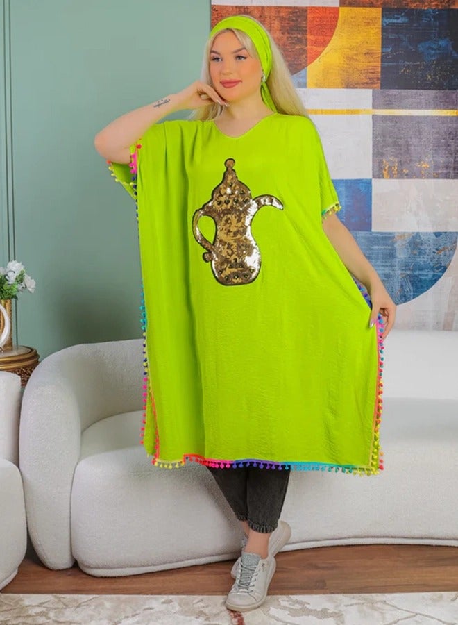 Zmurud Crepe Blouse -Embroidered  - Image 5