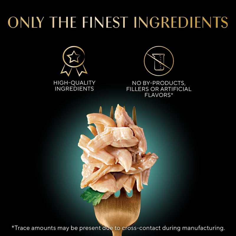 Sheba Selections Filets in Broth Adult Wet Cat Meal Complement Chicken Recipe, 12 Count - Image 5