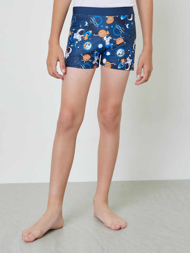 Styli Teen Boys Space Explorer Swim Shorts - Image 1