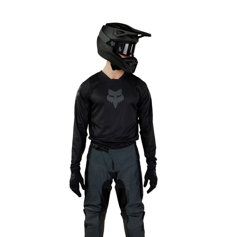 Fox Racing 180 Blackout Motocross Jersey Black Small