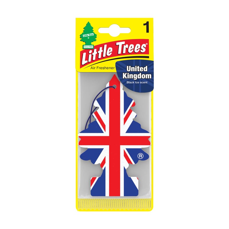 Little Trees Air Freshener Tree MTR0087 United Kingdom For Car Home Boat Caravan - Single Pack, Red white blue - Image 2