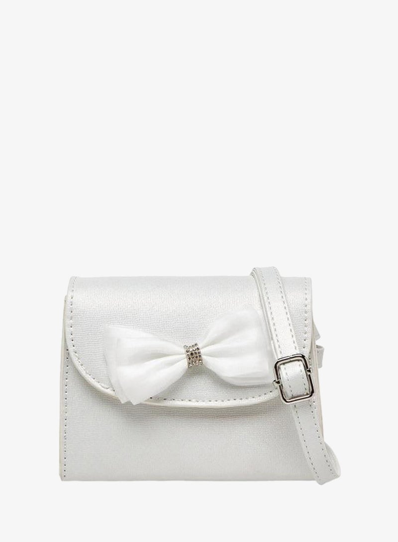 Little Missy Bow Embellished Crossbody Bag with Hairband Set - Image 3