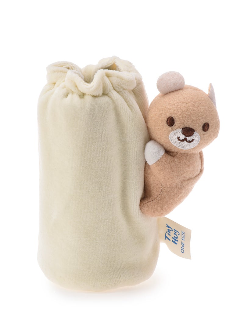 Tiny Hug Newborn Baby Bottle Cover, Soft and Insulated Bottle Cover for Newborns  - Image 3