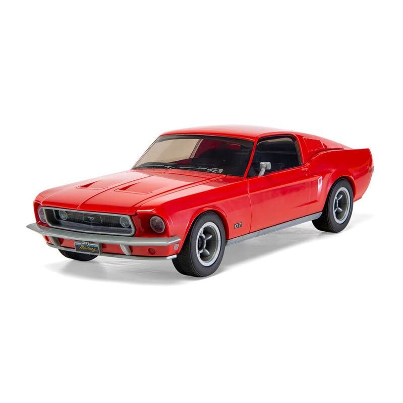 Airfix Quickbuild Plastic Model Kit - Ford Mustang GT 1968 - Easy Assembly Snap Together Model Car Kit, Classic Sports Car for Adults & Kids to Build, Building Toys Set, Red - Image 4