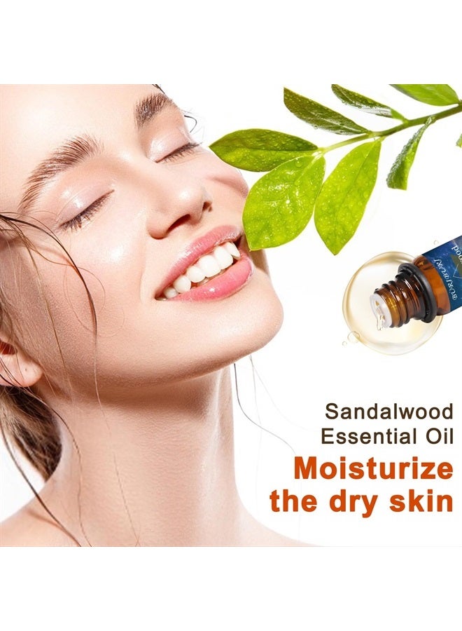 BURIBURI Sandalwood Essential Oils for Diffuser, Skin, Hair, 100% Pure, Undiluted Sandalwood Oil for Candle Soap Perfume Making, Natural, Organic Aromatherapy Sandalwood Oils 10ML - Image 4