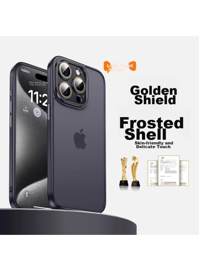 Divi Iphone 13 Case, Ultra-thin Frosted Semi-transparent Shockproof Full Camera Protection Cover For Men And Women - Image 1
