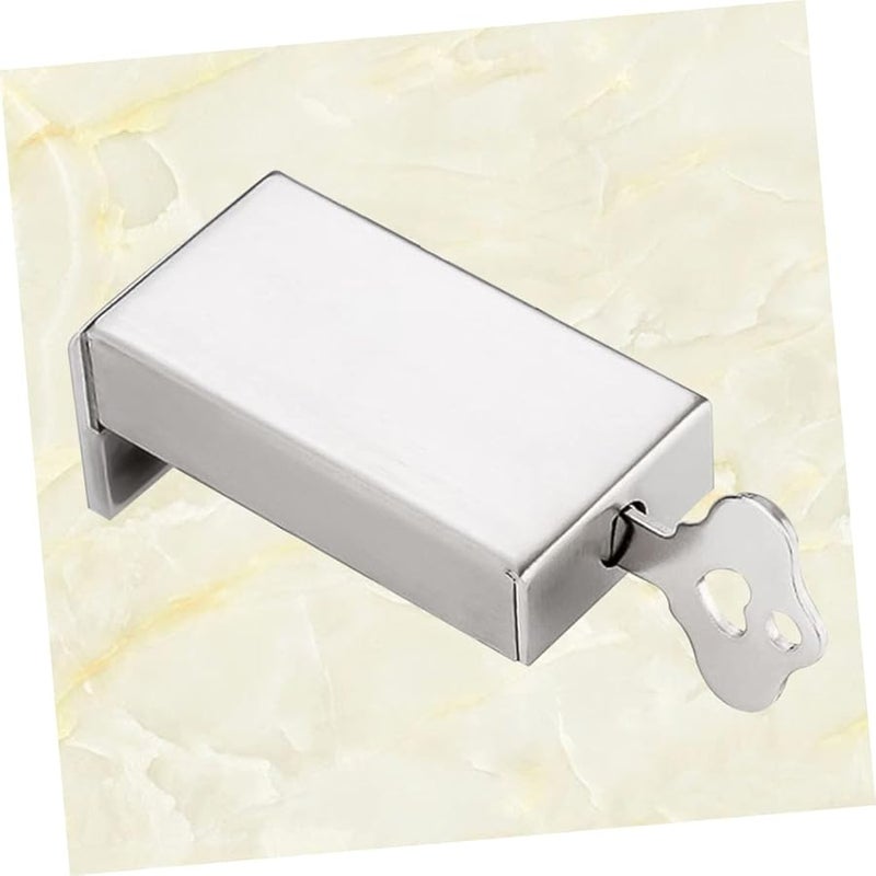 Safety Window Lock Buckle Plastic Steel Child Proof Home Door Handle Protector - Image 4
