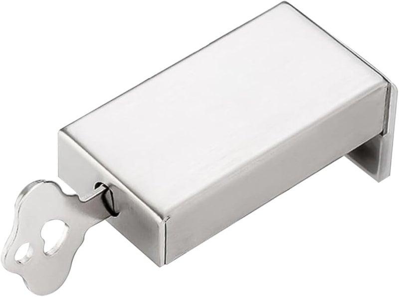 Safety Window Lock Buckle Plastic Steel Child Proof Home Door Handle Protector - Image 2