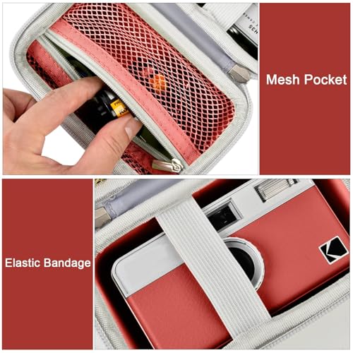 Grapsa Digital Camera Case Compatible with KODAK EKTAR H35 H35N Half Frame Film Camera, Storage Holder Organizer for Kodak Ultra F9 M35 M38 Paper Shoot kamera, 35mm Film Rolls (Box Only)- Brown - Image 3