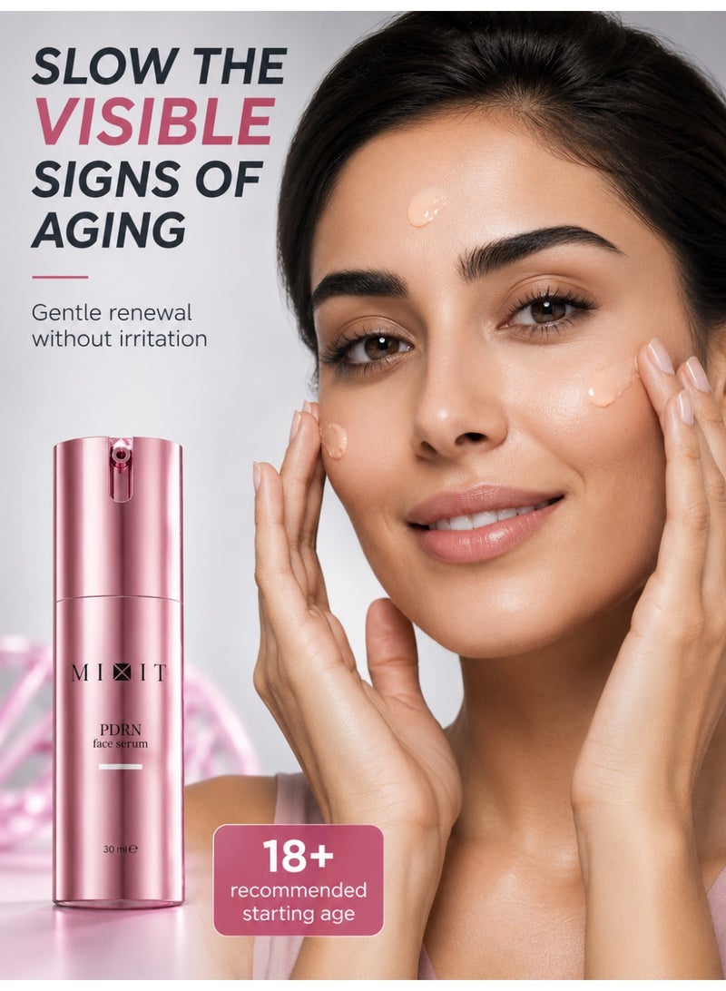 MIXIT PDRN Lifting Face Serum with Bakuchiol & Astaxanthin for Firming & Anti-Aging, 30ml - Image 4