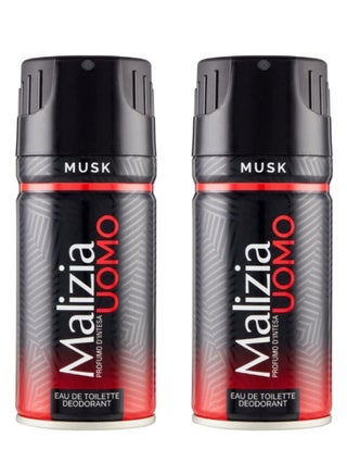 Two Pieces Of Uomo Musk Eau De Toilette Deodorant For Men 150x2 ml - pzsku/ZD977DE53C480080F0571Z/45/_/1721318933/350c4550-32ee-4a49-99bb-205902a9e08d