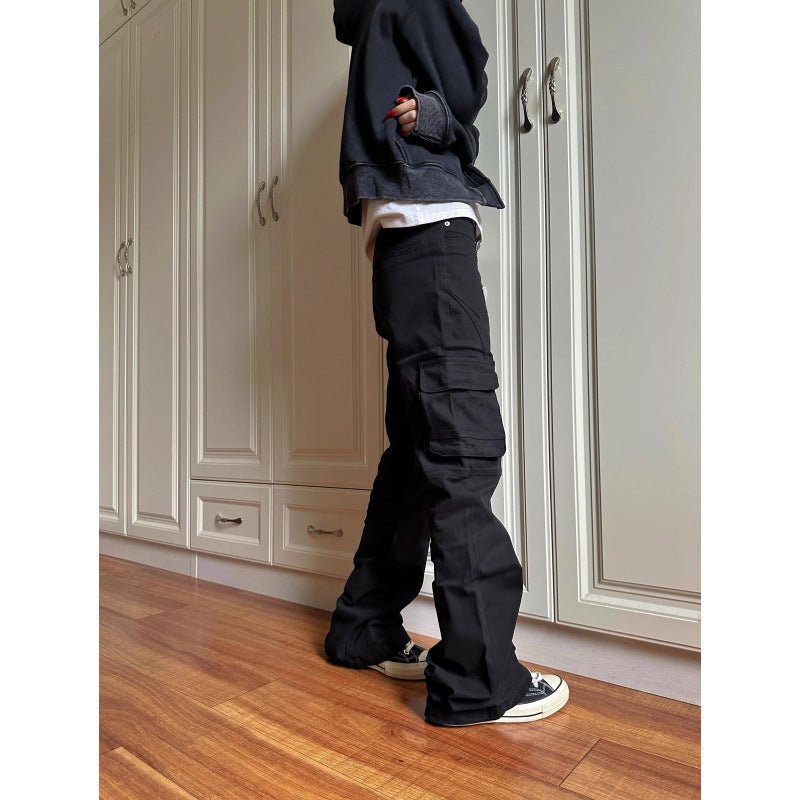 Unisex Classic Denim Jeans Loose Fit Daily Outdoor Wear - Image 5