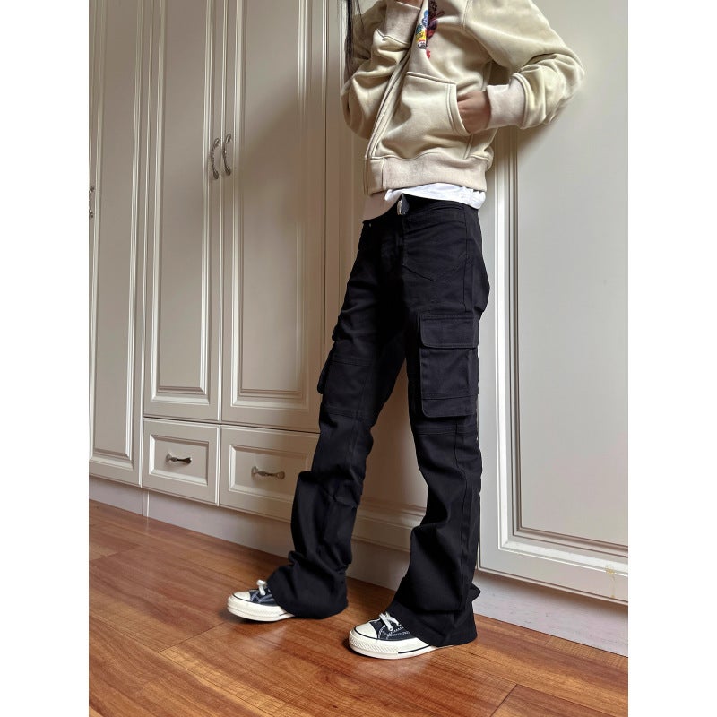 Unisex Classic Denim Jeans Loose Fit Daily Outdoor Wear - Image 2