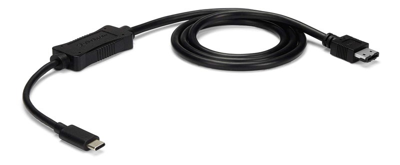 StarTech.com USB C to eSATA Cable - 3 ft / 1m - 5Gbp - for HDD/SSD/ODD - External Hard Drive Adapter - USB 3.0 to eSATA Converter (USB3C2ESAT3) - Image 1