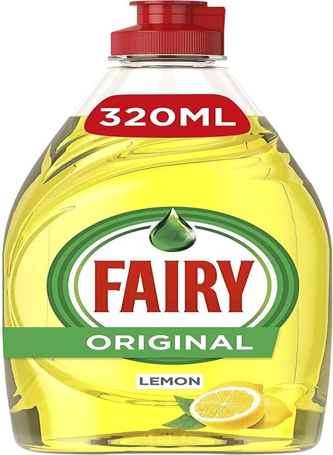 Fairy Washing Up Liquid Lemon (320ml) - Pack of 2 - Image 3