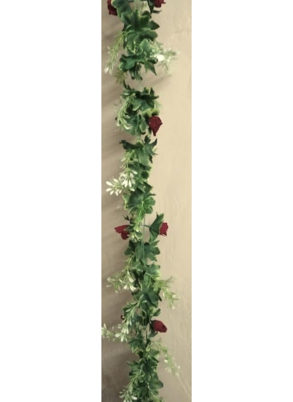 Dynamic Retail Global Dynamic Retail Global Artificial Hanging Flowers Plant Chain for Home Decoration Polyester Multi Color GB623 