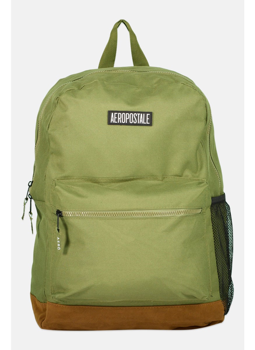 Aeropostale Women Brand Logo Back Pack 29 L x 43 H x 14 W cm, Olive  - Image 1