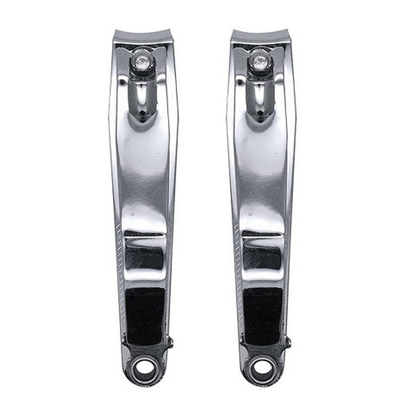 2PCS Carbon Steel Nail Clippers Manicure Trimming Tools Portable Nail Trimmers for Home with File - Image 1