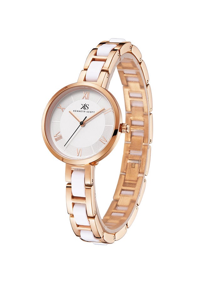 KENNETH SCOTT ساعة يد أنالوج من سبائك معدنية K22521-KCWW - Image 2