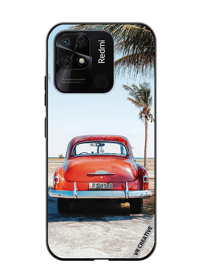 VR CREATIVE Protective Case Cover For Xiaomi Redmi 10C Vintage Summerside Design Multicolour - Image 1