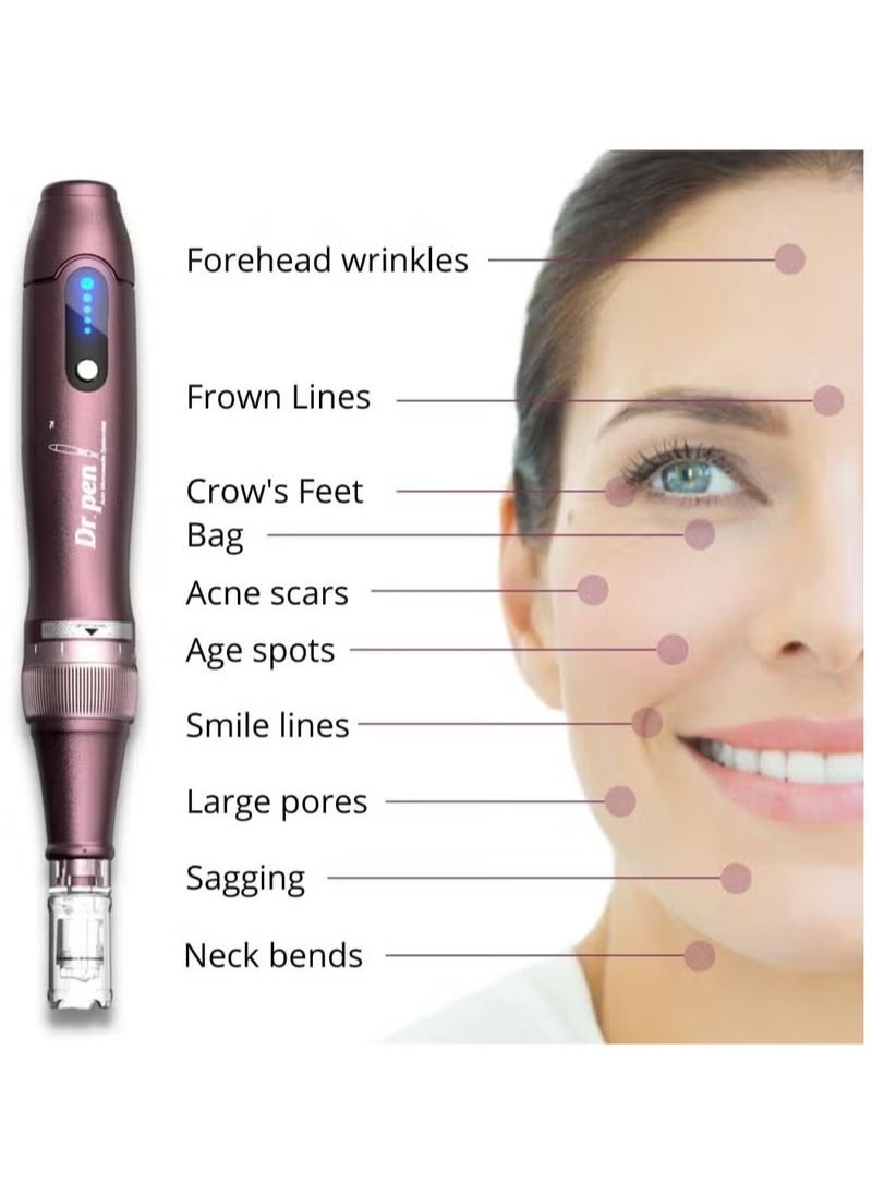 Dr.pen Dr. Pen Ultima A10 - Authentic Multi-Function Wireless Derma Beauty Pen - Trusty Skin Care Tool Kit for Fast Results  - Image 2