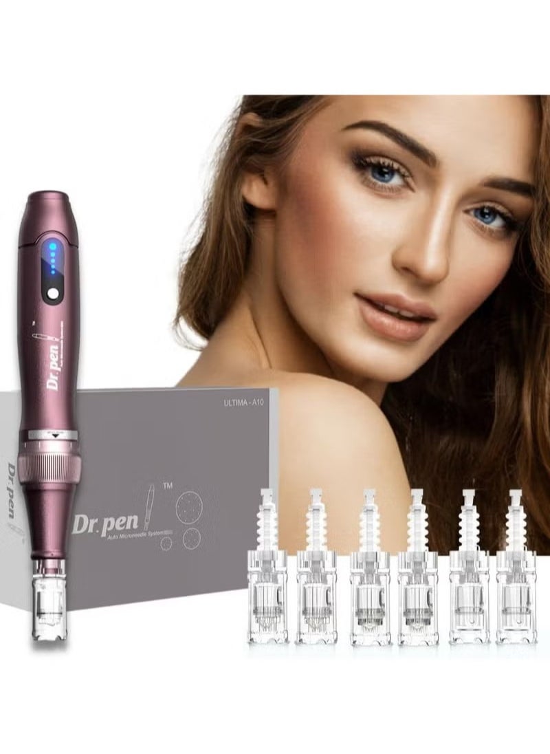 Dr.pen Dr. Pen Ultima A10 - Authentic Multi-Function Wireless Derma Beauty Pen - Trusty Skin Care Tool Kit for Fast Results  - Image 1