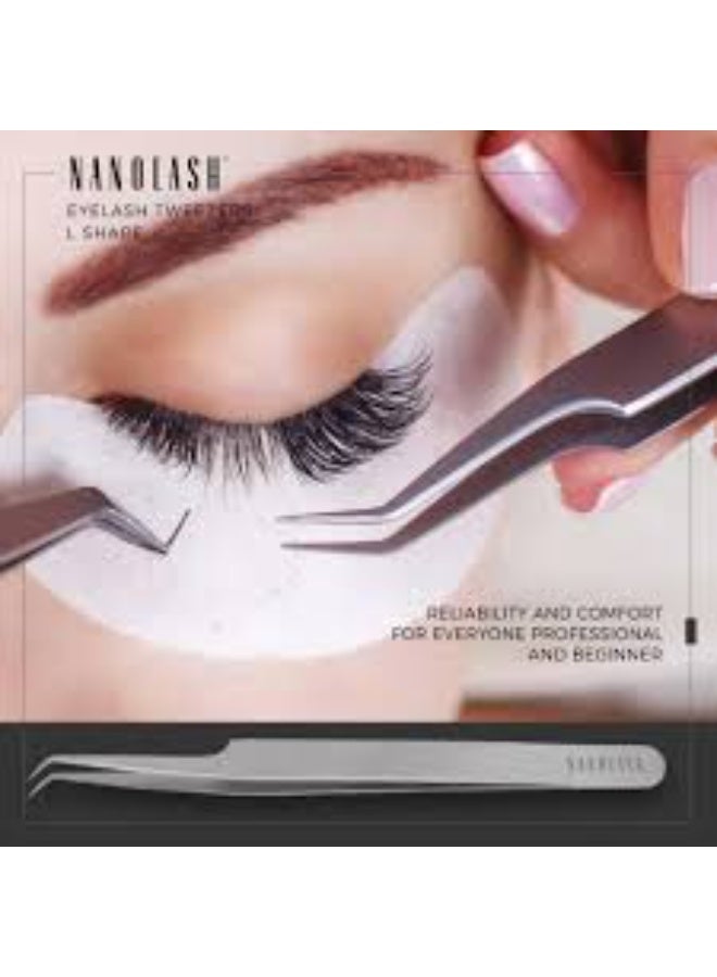 Nanolash Eyelash Tweezer L Shape - Image 4