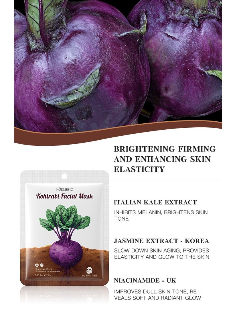 Kormesic 5pcs قناع كولرابي 25 مل-تهدئة وإصلاح - Image 2