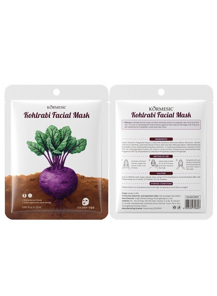 Kormesic 5pcs قناع كولرابي 25 مل-تهدئة وإصلاح - Image 3