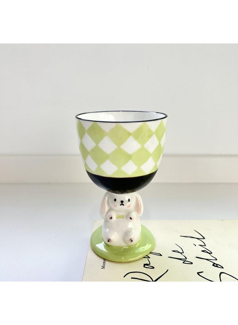Rabbit Goblet Mug Large Capacity Coffee Cup