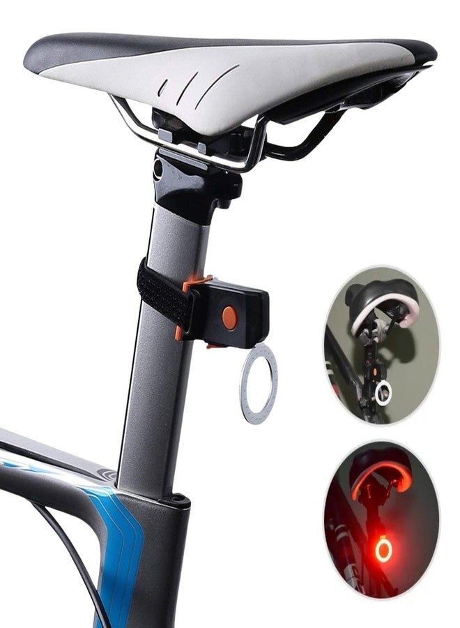 جيرن مصباح خلفي للدراجة من JERN، قابل لإعادة الشحن عبر منفذ USB، 70 لومن LED، 5 أوضاع، أحمر (OSS2787، دائري، بلاستيك، 1، قياسي، OSS2787) - Image 1