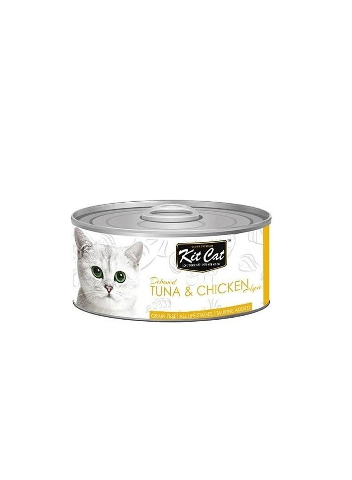 Kit Cat Grain Free Tuna & Chicken Topper Wet Cat Food - Image 1