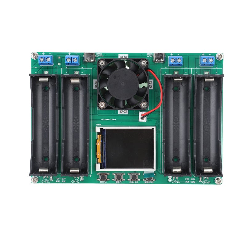 مقياس سعة البطاريات 4 قنوات لشحن وتفريغ دوري تلقائي مقياس مقاومة داخل البطاريات DC5V - Image 2