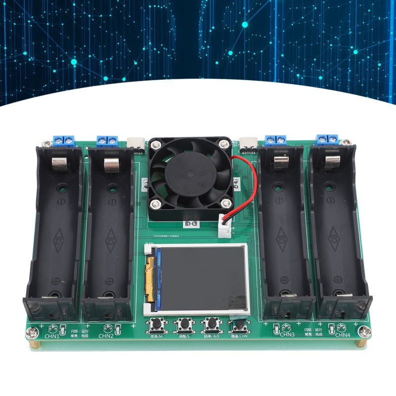 مقياس سعة البطاريات 4 قنوات لشحن وتفريغ دوري تلقائي مقياس مقاومة داخل البطاريات DC5V - Image 3