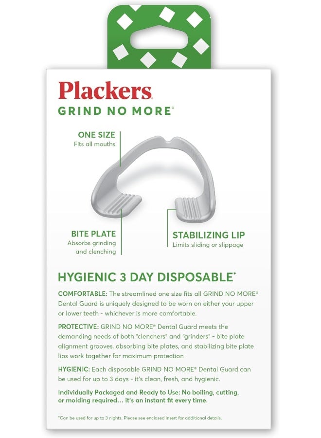 Plackers Grind No More Dental Guards for Adults 16 Count - Image 2